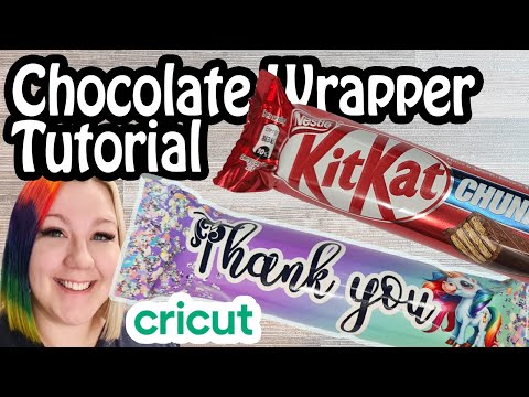 DIY Chocolate Wrapper Design Using Cricut Design Space