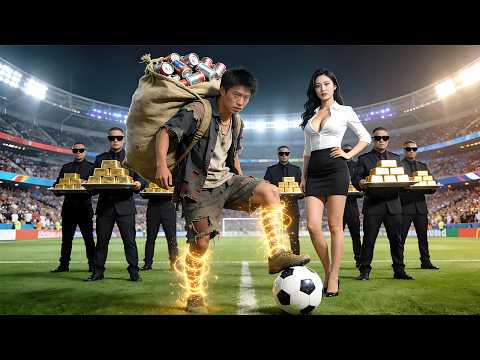 Scavenging silly boy is football god!One kick hundreds of billions,Countless CEO's crave him!