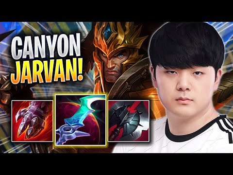 CANYON PERFECT GAME WITH JARVAN! - DK Canyon Plays Jarvan JUNGLE vs Lee Sin! | Season 2023