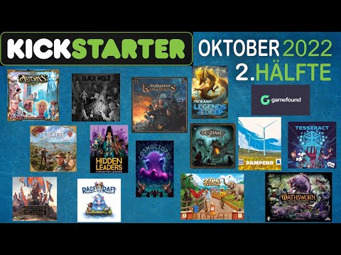 Brettspiele auf Kickstarter & Gamefound im Oktober (2.Hälfte)!