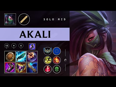 Akali Mid vs Jayce - EUW Challenger Patch 26.01