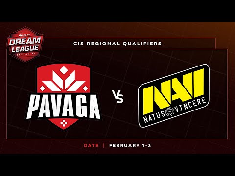 Pavaga J. vs NaVi Game 3 - DreamLeague S11 CIS Qualifier: Group Stage