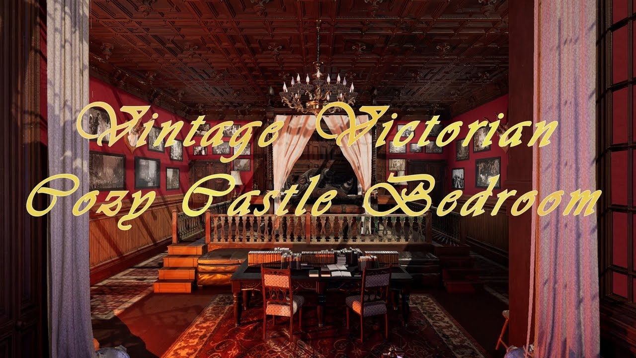 Quarto aconchegante do castelo vitoriano vintage Modelo 3D