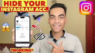 How To Hide Instagram Account | Instagram Account Kaise Hide Kare ??