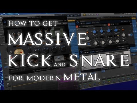 Modern Metal Mixing Tutorial : MASSIVE Kick and Snare