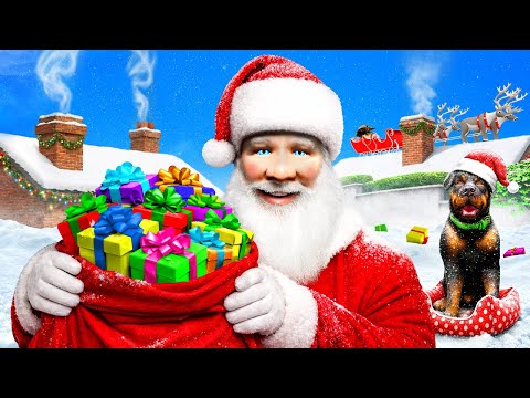 PLAYING as SANTA CLAUS in GTA 5!