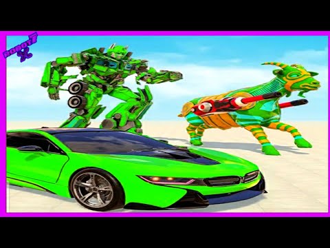 Goat Robot Car Transform Games Android gameplay