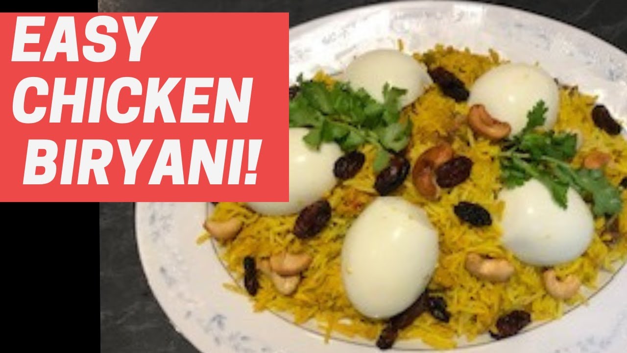 How to make CHICKEN BIRYANI