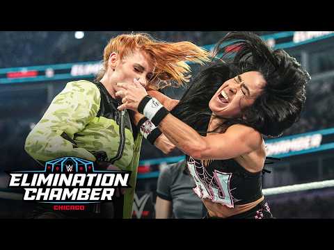 Becky Lynch vs. AJ Lee | Women’s Intercontinental Title Match: Elimination Chamber 2026 highlights
