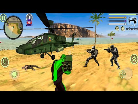 Green DeadPool Rope Hero Vice Town Simulator #1 - Android Gameplay