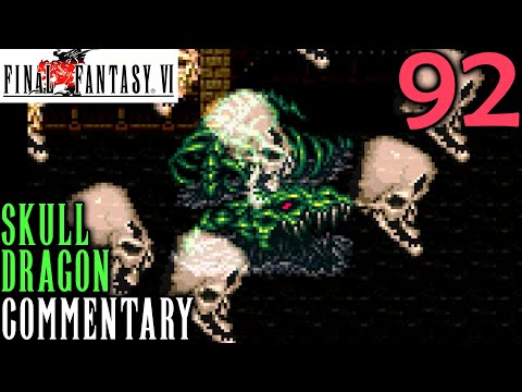Final Fantasy VI Walkthrough Part 92 - Skull Dragon Dragon's Den Boss Battle (GBA Extra Dungeon)