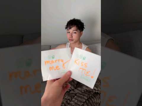 Marry me OR Kiss me 💍😘💋 #gay #couple #gaycouple #funny