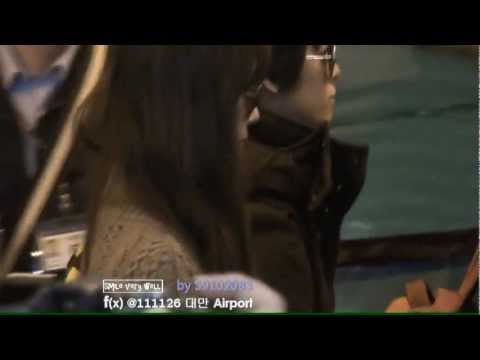 111126 Taiwan Airport - f(x)  111126 대만공항 f(x) 에프엑스