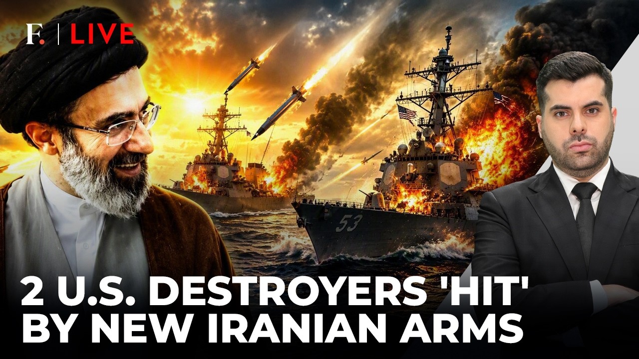 Two US Destroyers 'Bombed' As Iran Fires Deadly New Missiles; 'Precision Strikes' | Firstpost Live