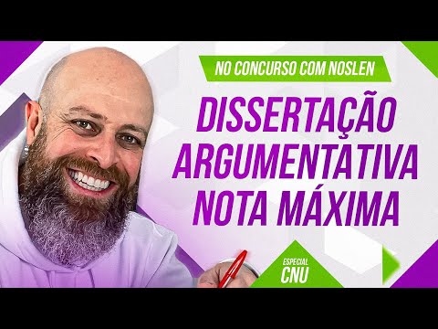 CNU | Texto DISSERTATIVO-ARGUMENTATIVO nota MÁXIMA [Prof. Noslen] #professornoslen #cnu #redação