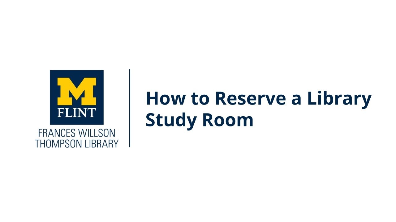 How to Reserve a Library Study Room (2024)