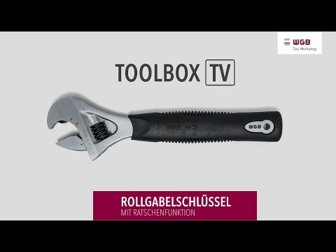 WGB das Werkzeug - Toolbox TV - Rollgabelschlüssel mit Ratschenfunktion