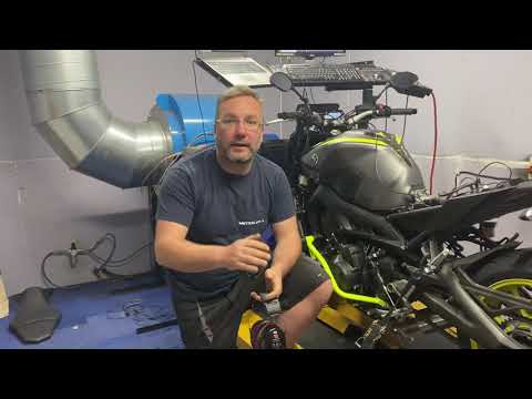 Tuning the Yamaha MT09 XSR900 Tracer De-Restricting in the Dynojet 250i Dyno
