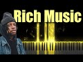 Josman - Rich Music (Piano Tutoriel & Cover) - Niveau Moyen