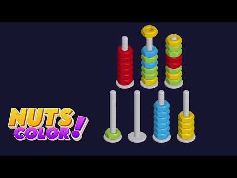 Nut Color: Unscrew Sorting