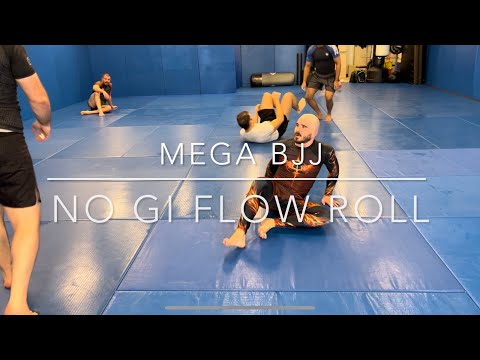 BJJ - No Gi Flow roll - 230lb Brown belt vs 160lb Brown belt