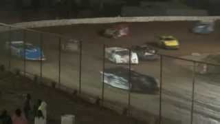 preview picture of video 'Legendary Hilltop Speedway AMRA Super Late Model Frostbuster 30 3-28-2014'