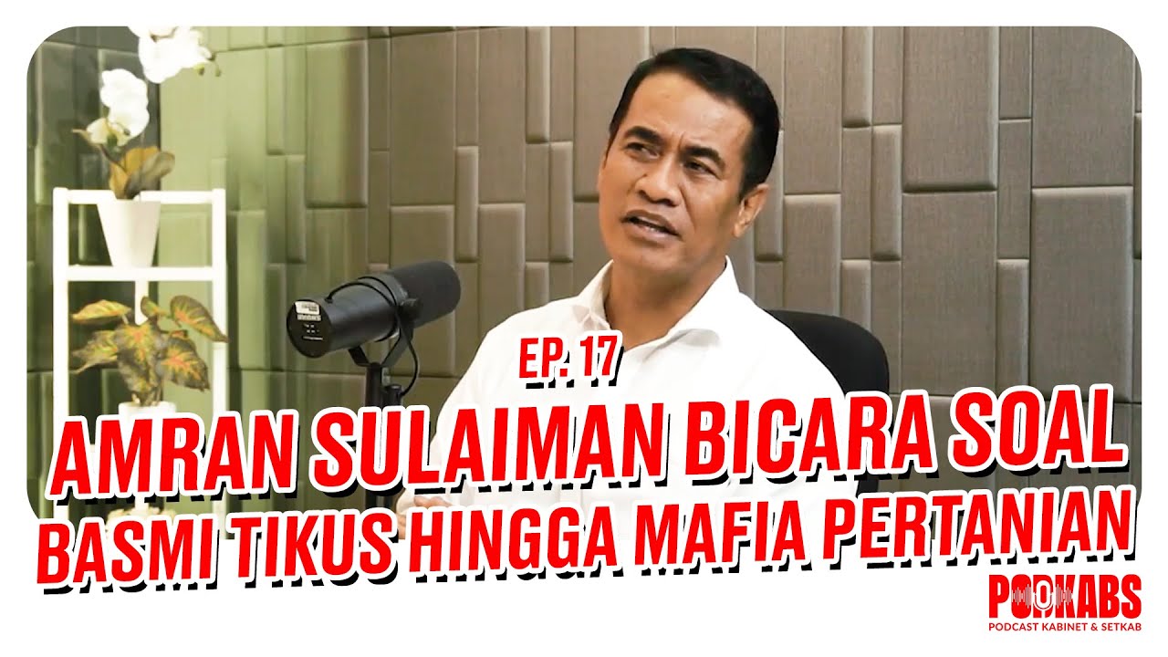 Menteri Pertanian Amran Sulaiman Bicara Tentang Basmi Tikus Hingga Basmi Mafia Pertanian