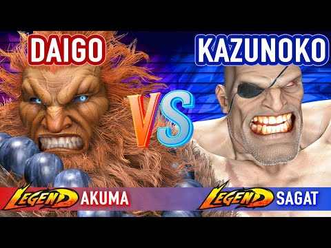 SF6 ▰ DAIGO (Akuma) vs KAZUNOKO (Sagat) ▰ High Level Gameplay