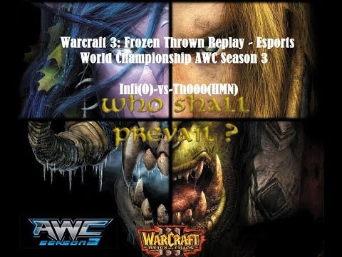 Warcraft 3 Video World Championship AWC Season 3 Round 2 Match 3 - Infi (O) -vs- Th000 (HMN)
