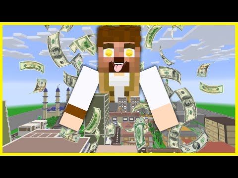 KÖY MUHTARI ARDA TÜM ŞEHRİ SATIN ALDI! 🤑 - Minecraft ZENGİN FAKİR HAYATI
