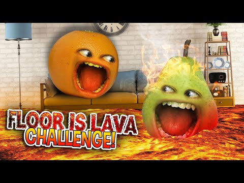 Annoying Orange - The Floor is Lava Challenge!