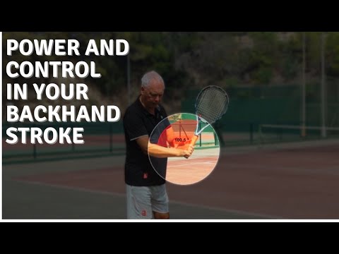 Control and POWER on your backhand