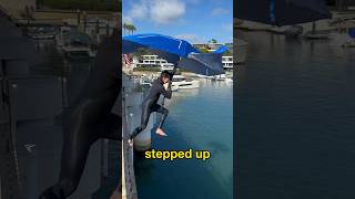 Will a GIANT Umbrella Slow My Fall? #shorts #experiment #cliffjumping