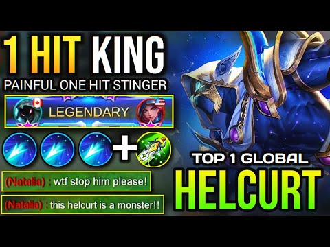 HELCURT KING!! ONE HIT COMBO, HELCURT BEST BUILD 2020 | Top 1 Global Helcurt - Mobile Legends