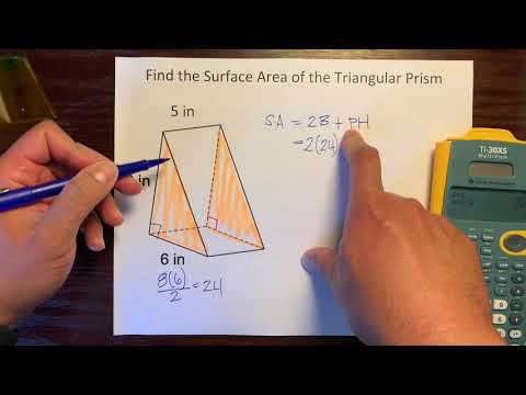 Surface Area of a Triangular Prism