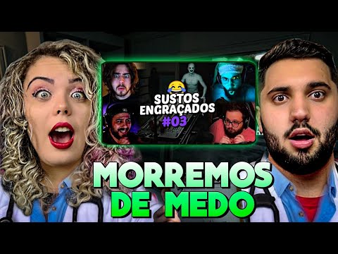 REACT - STREAMERS PLAYING THE MORTUARY ASSISTANT - FUNNY SCARES #03