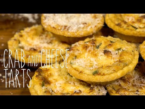 Crab and Cheese Tarts