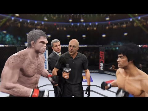 The Vampire vs. Bruce Lee (EA Sports UFC 2) - CPU vs. CPU