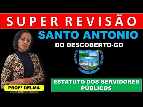 01-SEMANA DE REVISÃO P/ SAD(Estatuto dos Servidores Públicos)Professora Delma