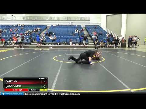 70-76 Lbs Round 3 - Carly Jox, PA Vs Haily Malloy, MI D4a0