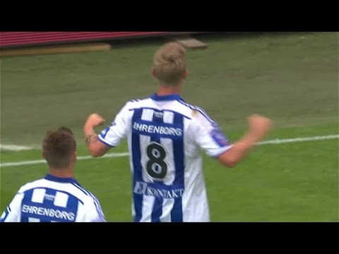 Sören Rieks gör 1-0 till IFK mot decimerat Häcken - TV4 Sport