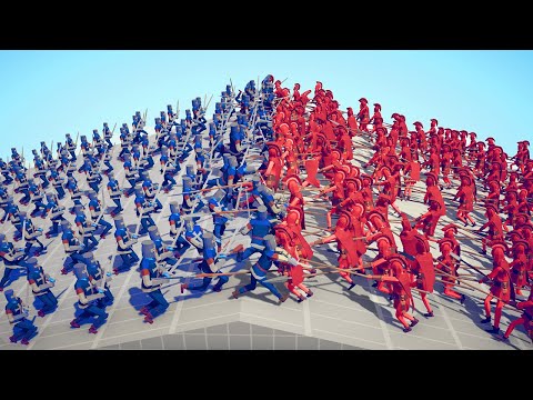 100x MEDIEVAL KING ARMY 👑 vs ⚔️ 100x ACIENT ARMY / Totally Accurate Battle Simulator ( TABS )