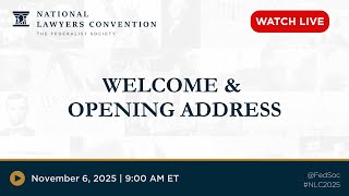 Click to play: Welcome & Opening Address