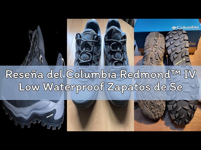 Vídeo relacionado con Columbia Redmond 4 Breathe, Zapatos de Senderismo y Senderismo de Talle bajo, Kettle/Shark, 8