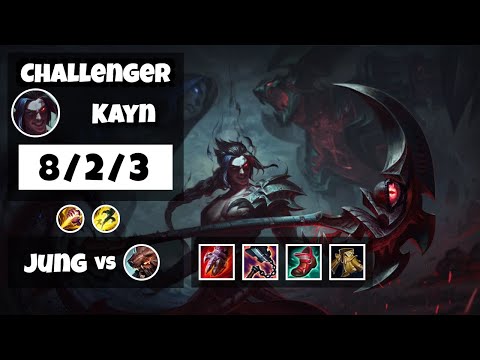 Kayn vs Udyr EU Challenger JUNGLE (8/2/3) - v11.6