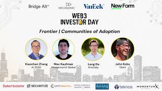 Web3 Investor Day Panel 2026: Communities of Adoption