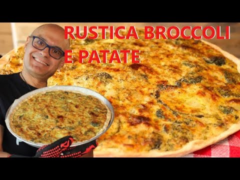 RUSTICA di BROCCOLI e PATATE torta salata rustica broccoli e patate al formaggio