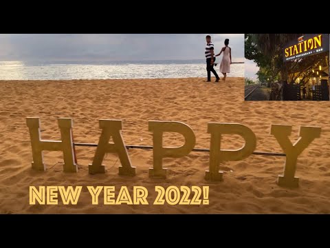 4K | Beach Walk | New Year 2022 | Dehiwala Sri Lanka