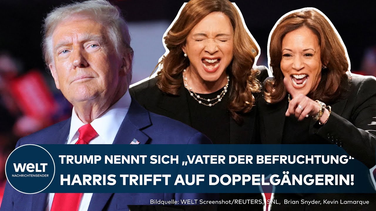 US-WAHL: Trump ist "Vater der Befruchtung"! Harris mit Maya Rudolph bei "Saturday Night Live"