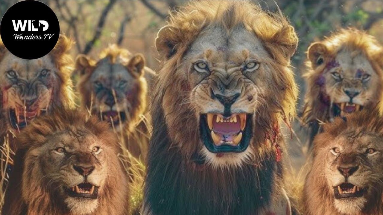 Mapogo: The Deadly Alliance That Changed the History of the Savannah #wildanimals | Wild Wonders